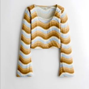 Hollister Social Tourist Hippie Blouse